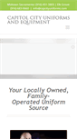 Mobile Screenshot of capcityuniforms.com